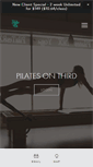 Mobile Screenshot of pilatesonthird.com